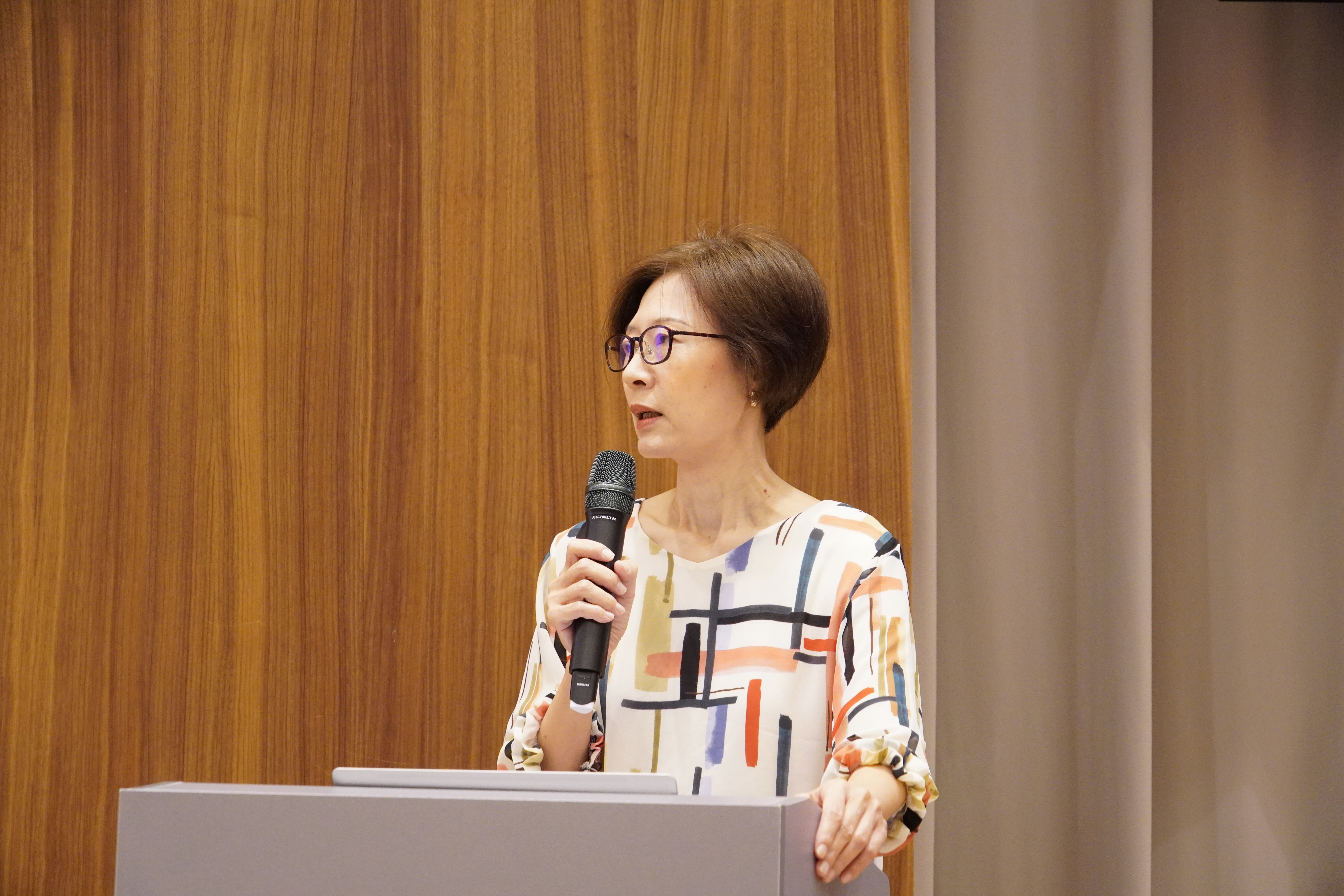 吳瑾瑜院長致詞。